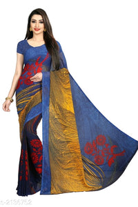 Stylish Georgette Women's Sarees